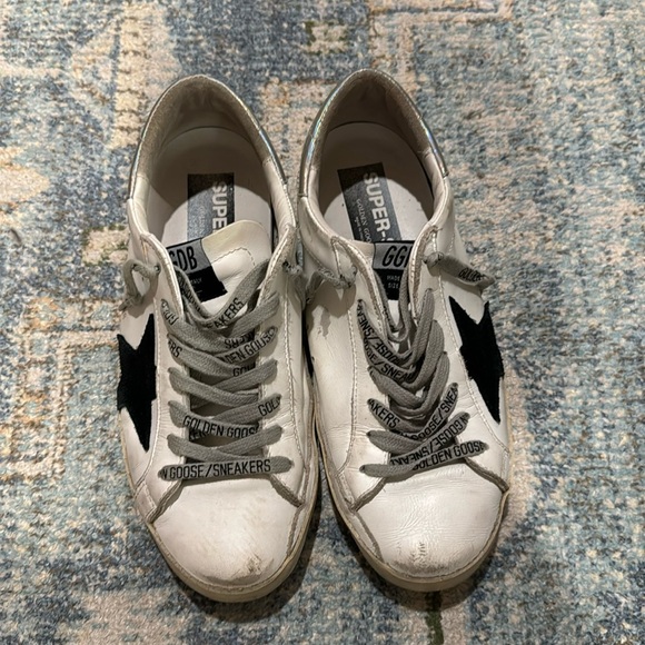 Golden Goose Super-Star sz 39 black/white - Picture 1 of 6